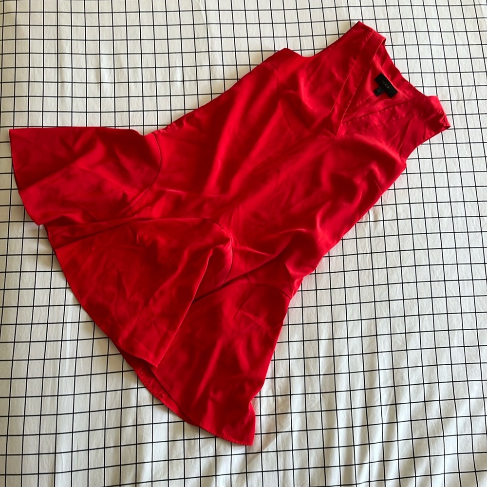 Gorgeous red swing dress by J.Crew